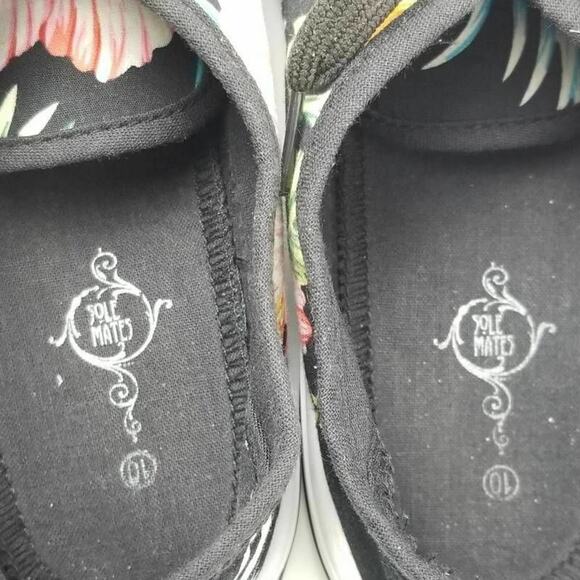 Sole Mates Floral Multicolor Lace Up Canvas Sneakers Size 10 without the hat - Picture 6 of 12